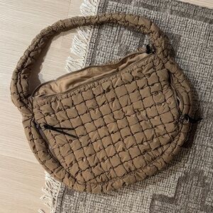 Quilted sling Bag